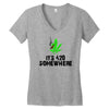 its 420 somewhere Women's V-Neck T-Shirt