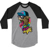 up all night cat 3/4 Sleeve Shirt