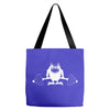 monster weightlifting Tote Bags
