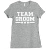 team groom mens stag Ladies Fitted T-Shirt