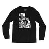 eat sleep sail repeat Long Sleeve Shirts