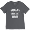 worlds greatest farter funny fathers day new men t shirt w10 V-Neck Tee