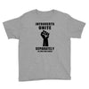 introverts unite separately in your own homes black Youth Tee