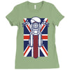 british biker Ladies Fitted T-Shirt
