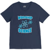 science worship funny geek atheist anti religion V-Neck Tee