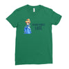 fashionably late Ladies Fitted T-Shirt
