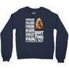 super saiyan quitting is not Crewneck Sweatshirt