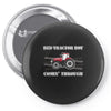 case ih red tractor boy comin' through Pin-back button