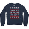 emo gothic ugly christmas sweater. Crewneck Sweatshirt