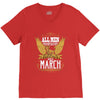 All Men Are Created Equal But Only The Best Are Born In Marc V-Neck Tee