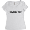 i don't like this Women's Triblend Scoop T-shirt