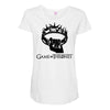 gold Maternity Scoop Neck T-shirt