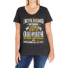 grumpy old crane operator Ladies Curvy T-Shirt
