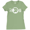 trojan records 54 46 Ladies Fitted T-Shirt