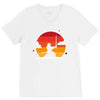 Samurai Sunset V-Neck Tee