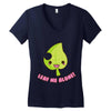 leaf me alone Women's V-Neck T-Shirt