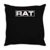 rat new Throw Pillow