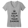 team damon salvatore Women's V-Neck T-Shirt