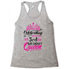 Celebrating With the 3rd Birthday Queen Racerback Tank