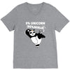 5 Percent Unicorn 95 Percent Ninja V-Neck Tee