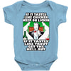 if it tastes like chicken, funny rude ideal birthday present Baby Bodysuit