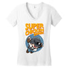 super chicken dinner Women's V-Neck T-Shirt