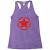 military starfunny retro army war vietnam usa britain fashion Racerback Tank