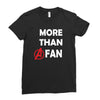 Avengers More Than A Fan Ladies Fitted T-Shirt