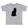 black cat Toddler T-shirt
