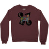 Colorful Cat Crewneck Sweatshirt