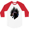 Mononoke Hime Siluet 3/4 Sleeve Shirt