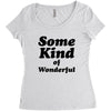 Some King Of Wonderful Women's Triblend Scoop T-shirt