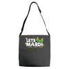 mardi gras Adjustable Strap Totes
