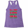 all i want for christmas Racerback Tank