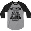 Super Cool Gran Of A Freaking Awesome Grandson 3/4 Sleeve Shirt