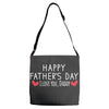 Happy Father's Day I Love Daddy Onesie-Father's Day Adjustable Strap Totes