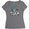 roger's place Women's Triblend Scoop T-shirt