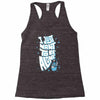 lonely astronaut Racerback Tank