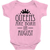 queens are born in august (2) Baby Onesie