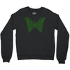liver cancer butterfly Crewneck Sweatshirt