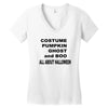 all about halloween. Women's V-Neck T-Shirt