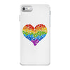 rainbow heart lgbt iPhone 7 Case