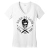 born to lose Women's V-Neck T-Shirt