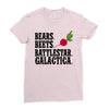bears beets battlestar galactica Ladies Fitted T-Shirt