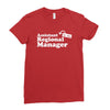 assistant (to the) regional manager Ladies Fitted T-Shirt
