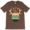 Hunting Season Retro Color 80s Style T-Shirt