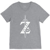 the legend of zelda - breath of the wild white logo V-Neck Tee