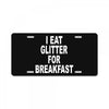 i eat breakfast License Plate