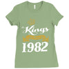 kings are born in 1982 Ladies Fitted T-Shirt