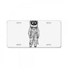 astronaut License Plate